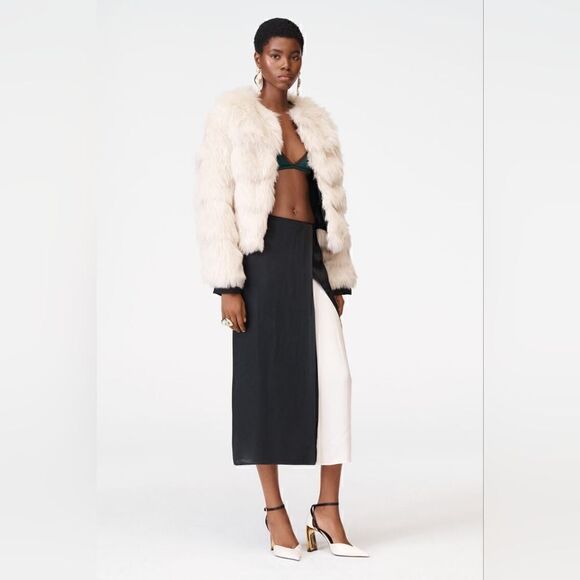 ZARA STUDIO SPECIAL EDITION CONTRASTING SKIRT LIMITED EDITION - Picture 1 of 11